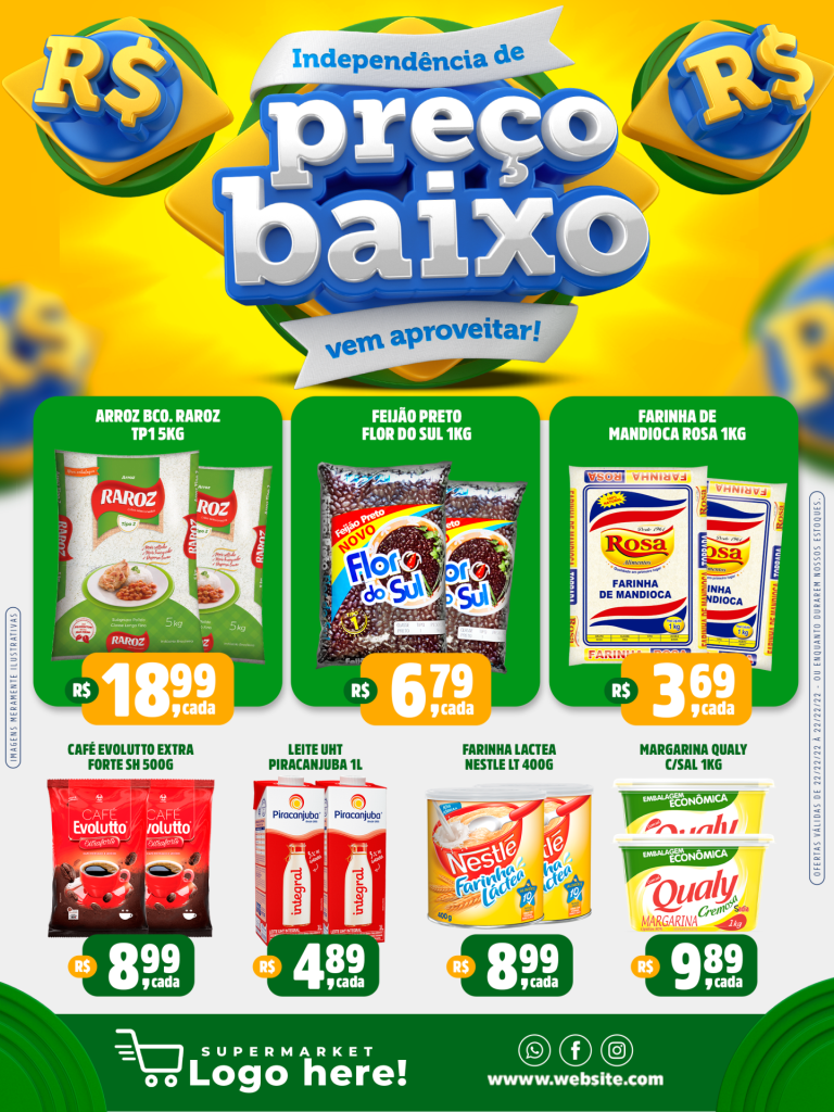 Encarte Independência vem aproveitar