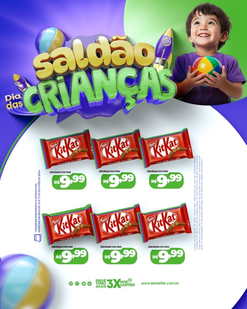 Encarte Saldão das Crianças