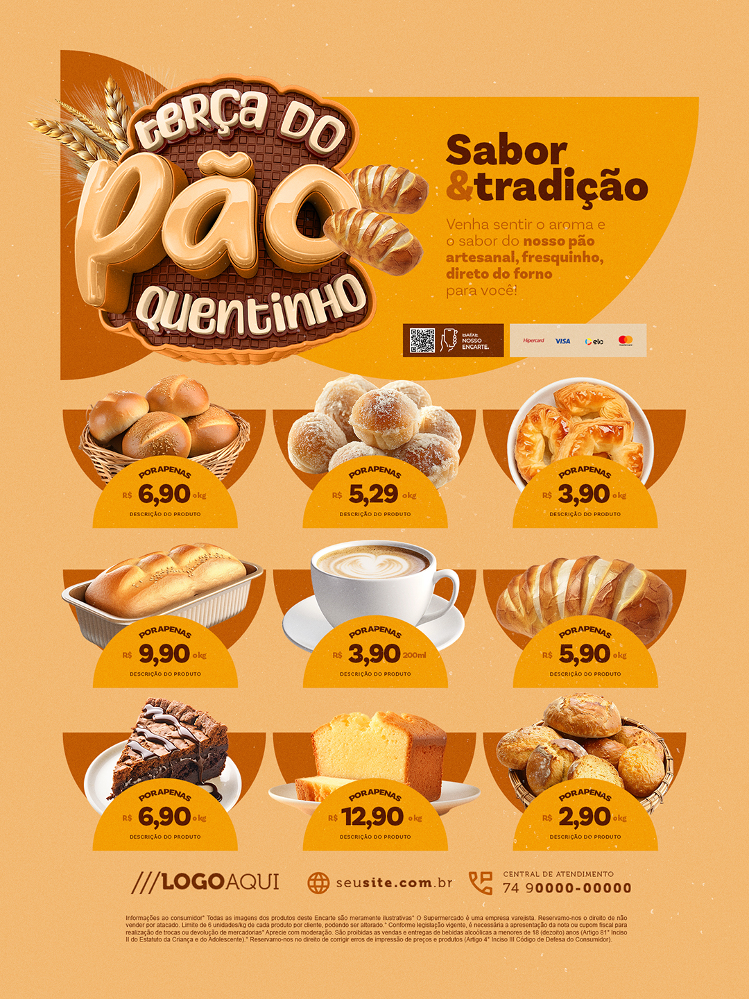 Encarte Terça do pão