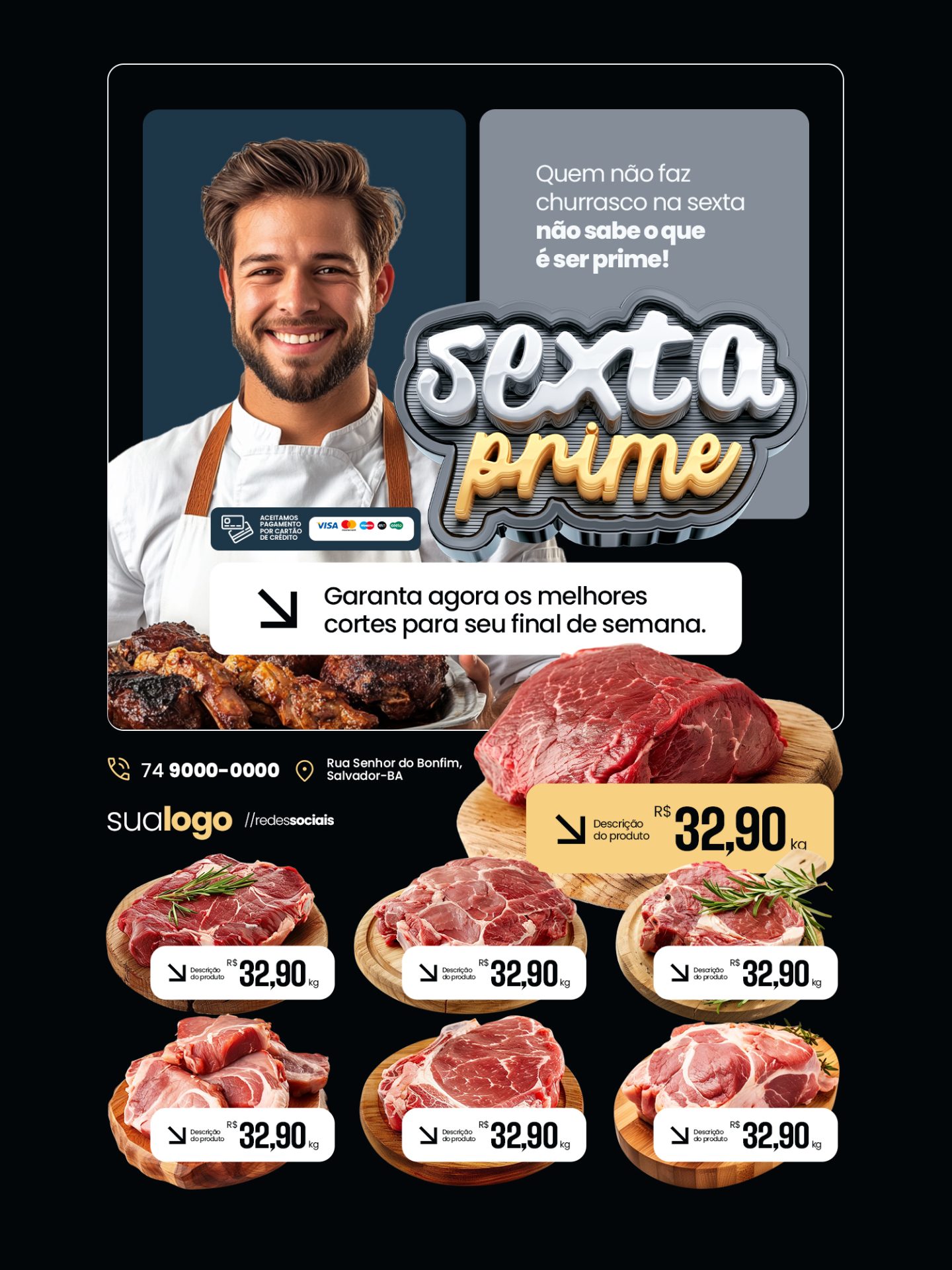 Encarte açougue sexta prime