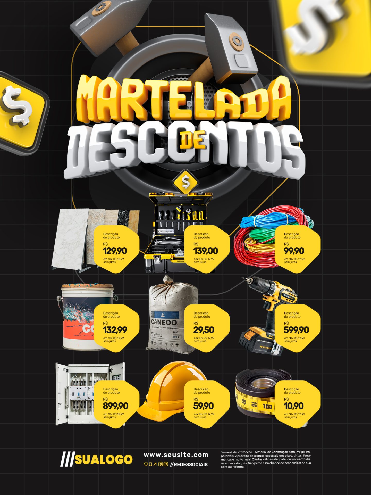 Encarte martelada