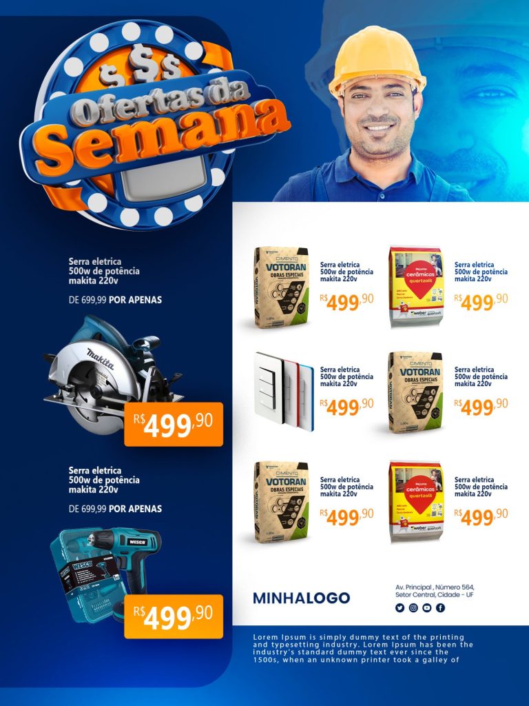 Encarte obra de ofertas