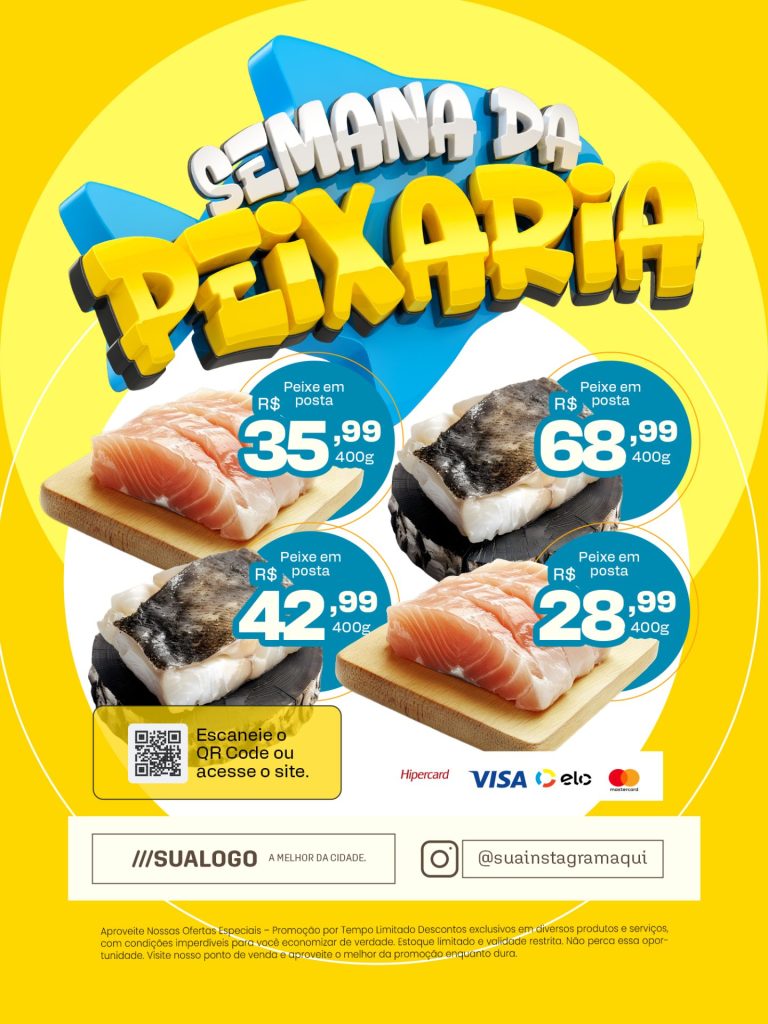 Encarte semana da peixaria