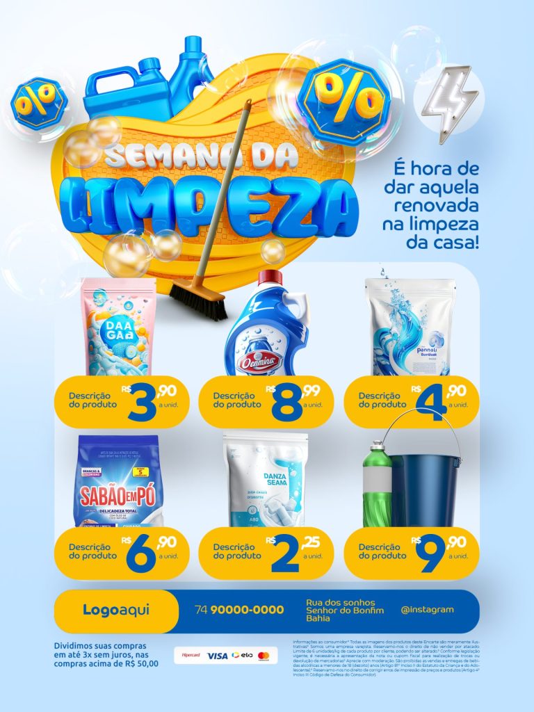 Encarte Semana da Limpeza