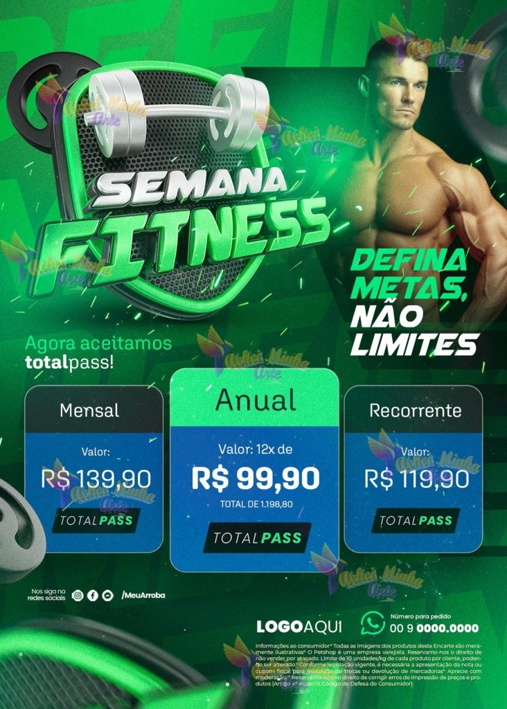 Flyer Academia Semana Fitness