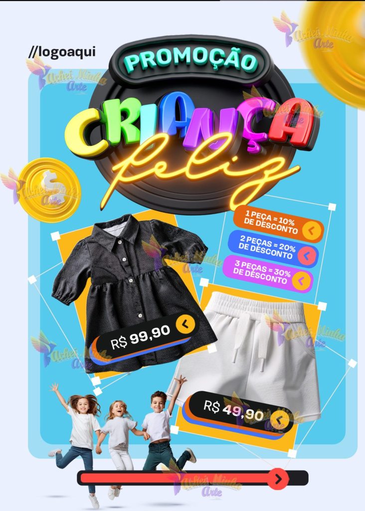 Flyer Promoção Criança Feliz