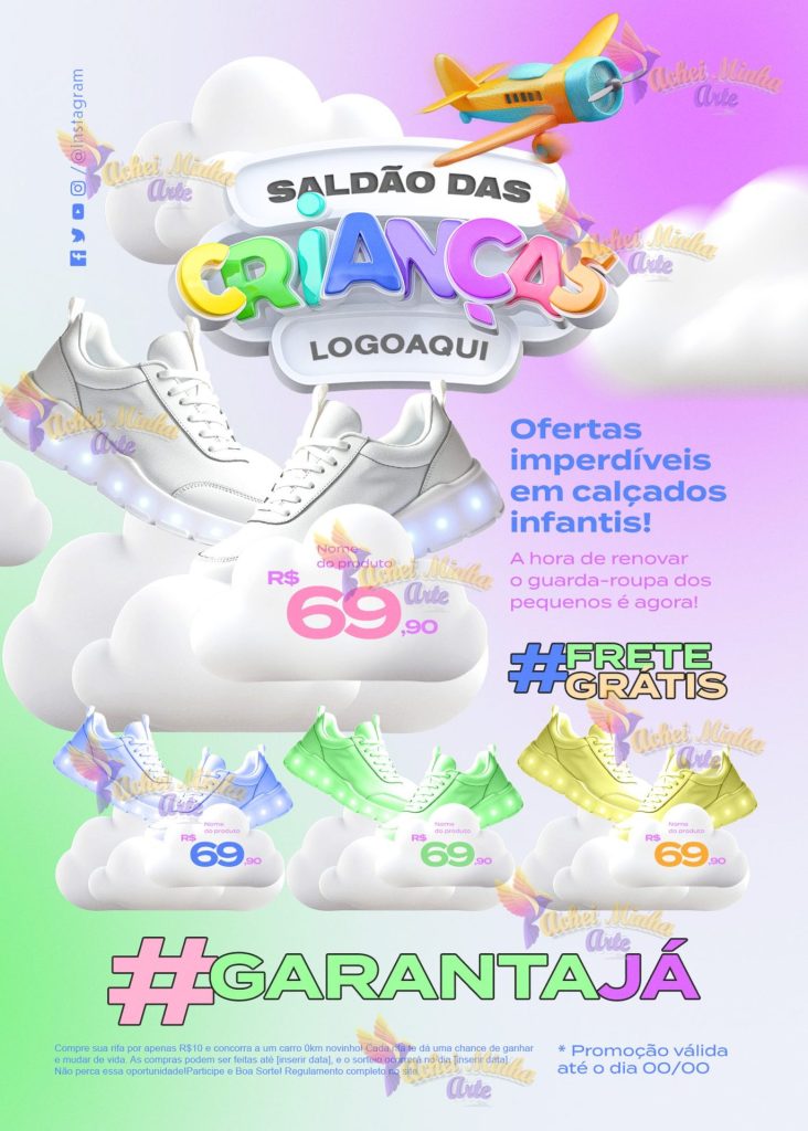 Flyer Saldão das Crianças
