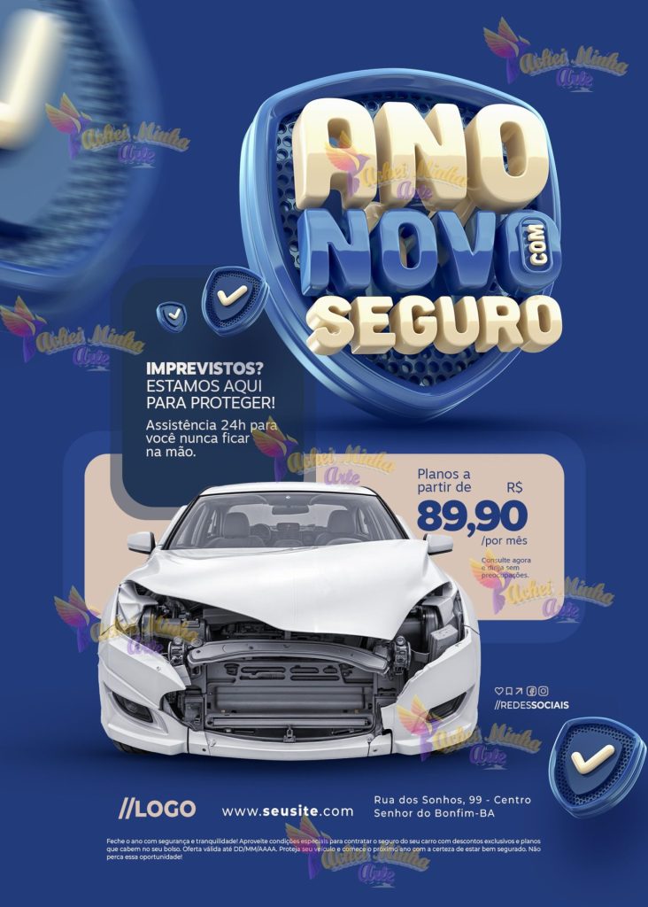 Flyer seguro ano novo