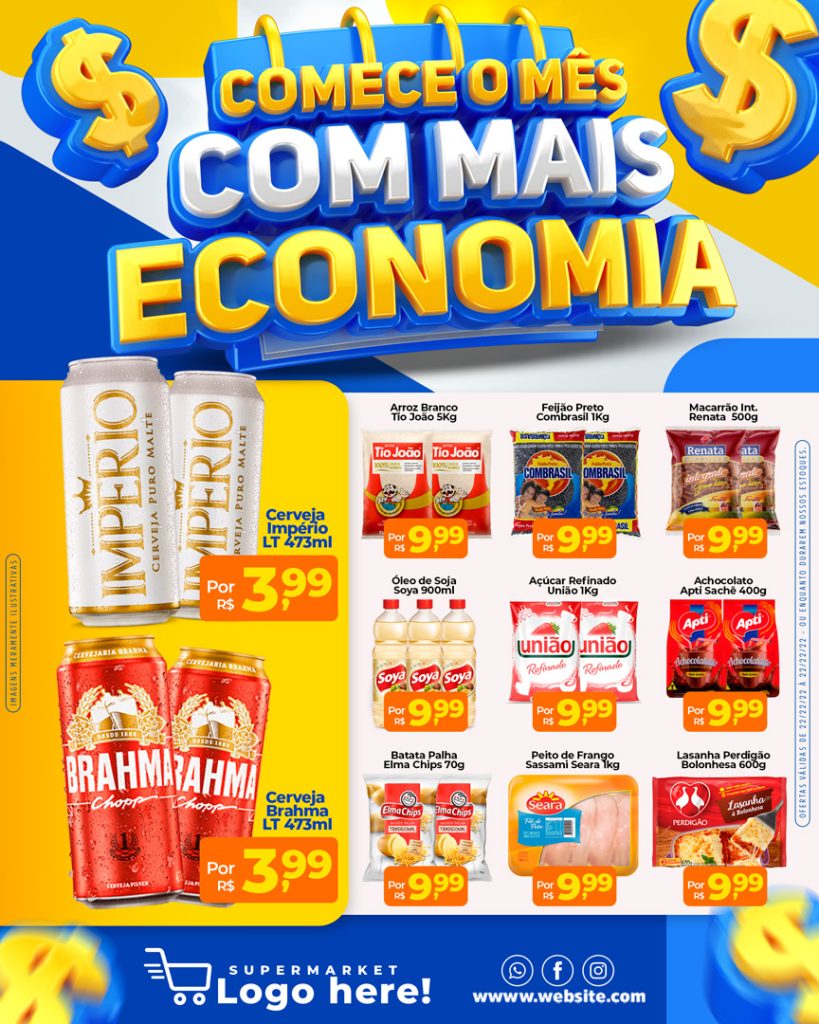 Encarte Comece o mês com Mais Economia