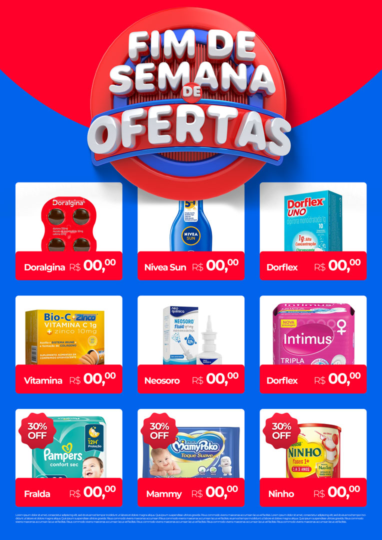 Encarte Fim de Semana de Oferta Farmácia