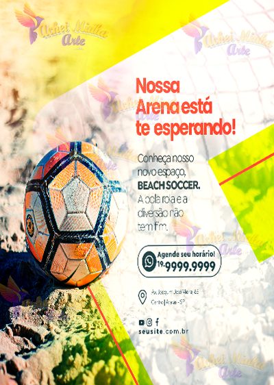 Flyer Nossa Arena Futebol