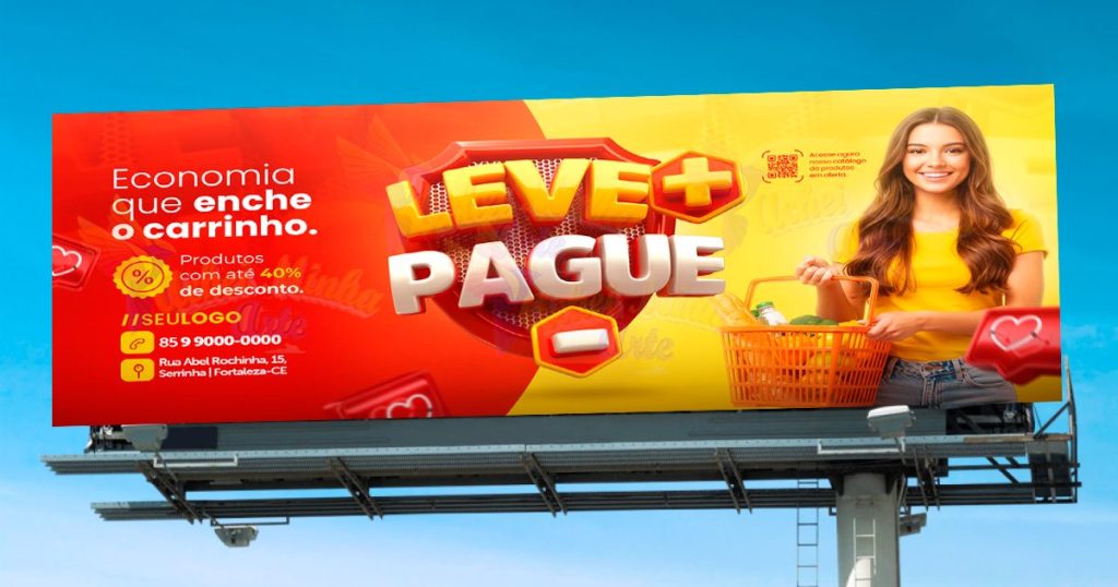 Outdoor Leve Mais supermercado