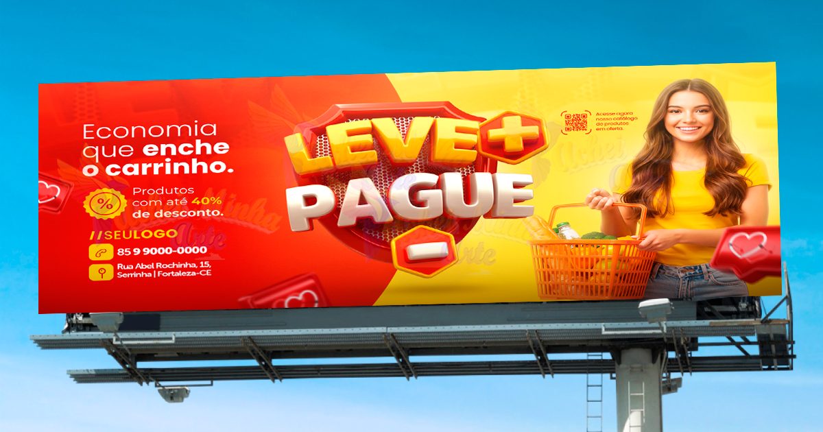 Outdoor Leve Mais supermercado