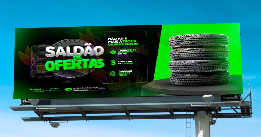 Outdoor Saldão de Pneus Verde