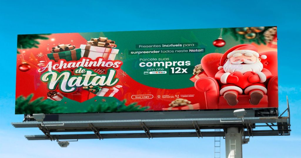 Outdoor Achadinhos Natalinos