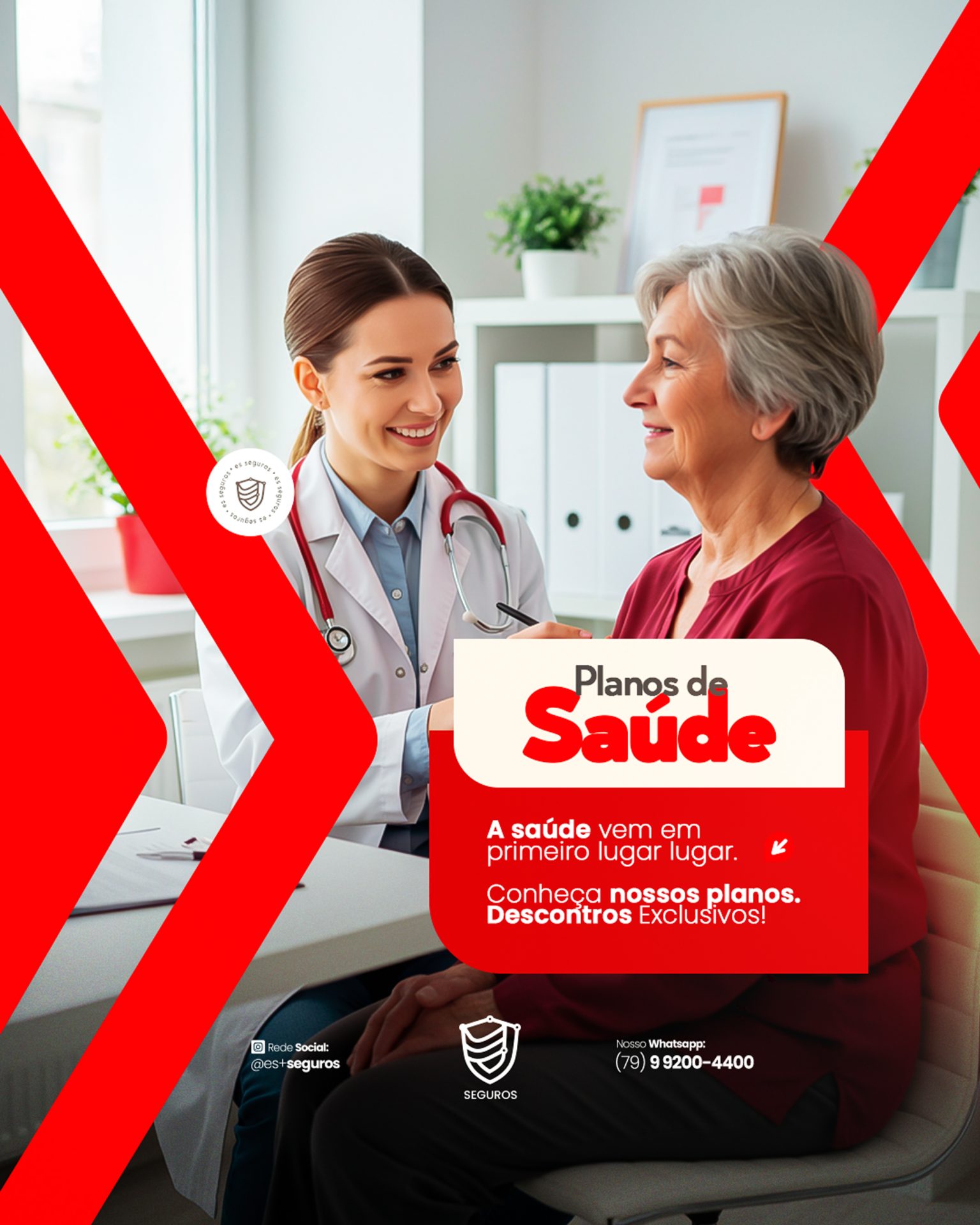 Flyer Seguradora Plano de Saúde