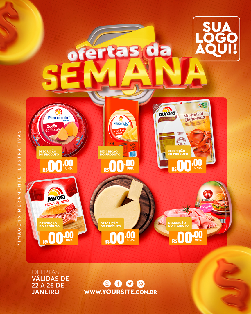 Encarte Oferta da Semana do Queijo