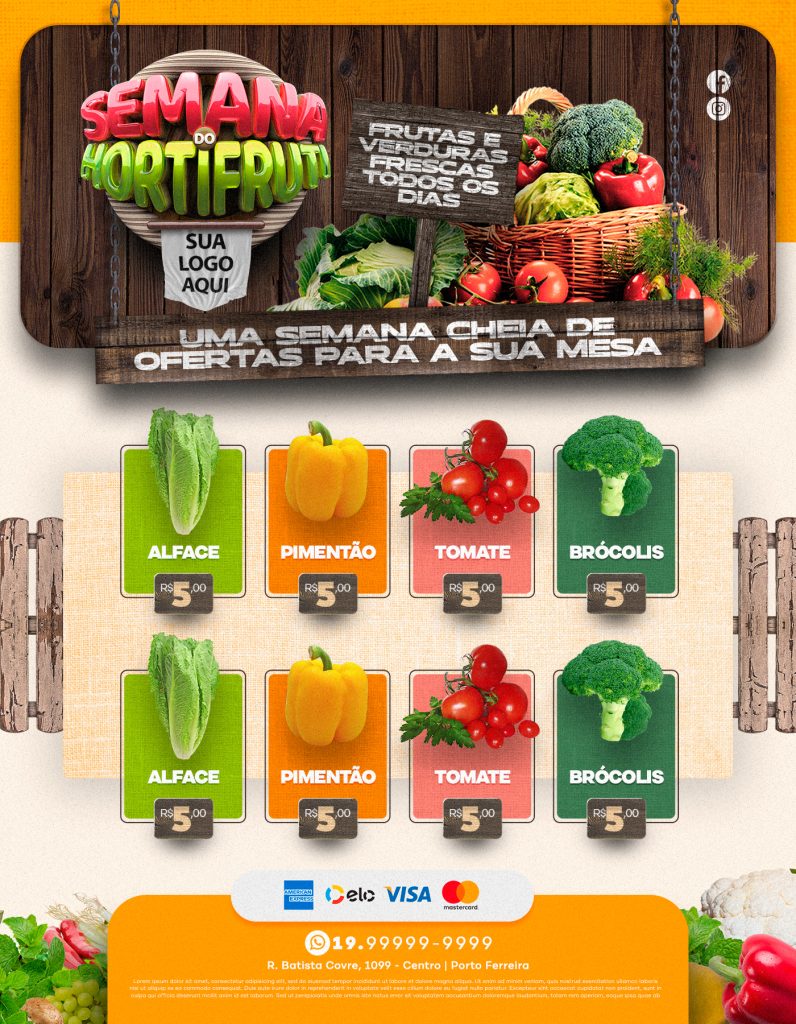 Encarte Semana do Hortifruti e Verduras Frescas