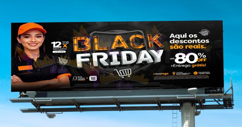 Outdoor Black Friday Supermercado