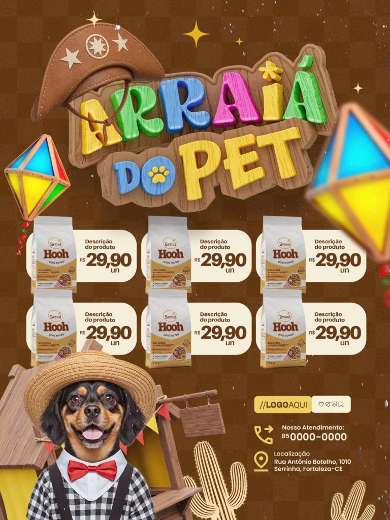 Encarte Arraiá do Pet