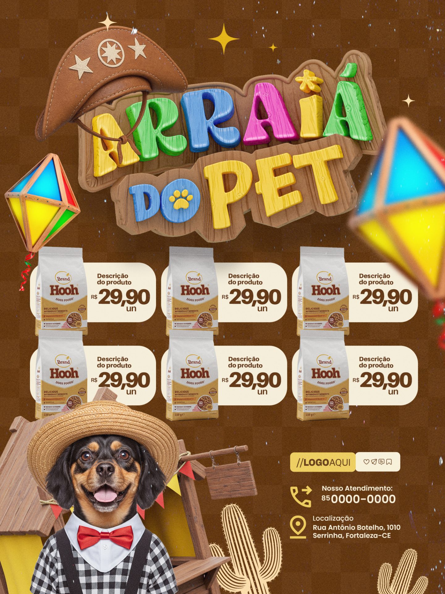 Encarte Arraiá do Pet