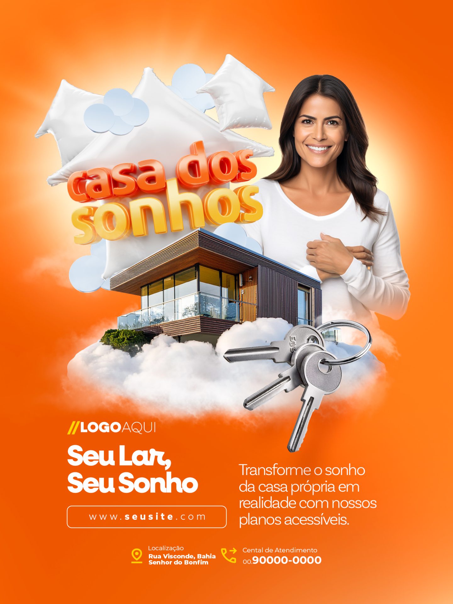 Flyer Casa dos Sonhos