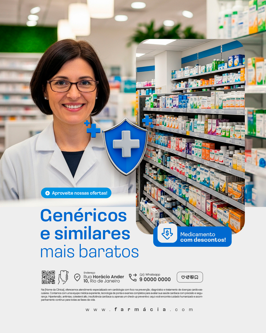 Flyer Farmácia Genéricos e similares