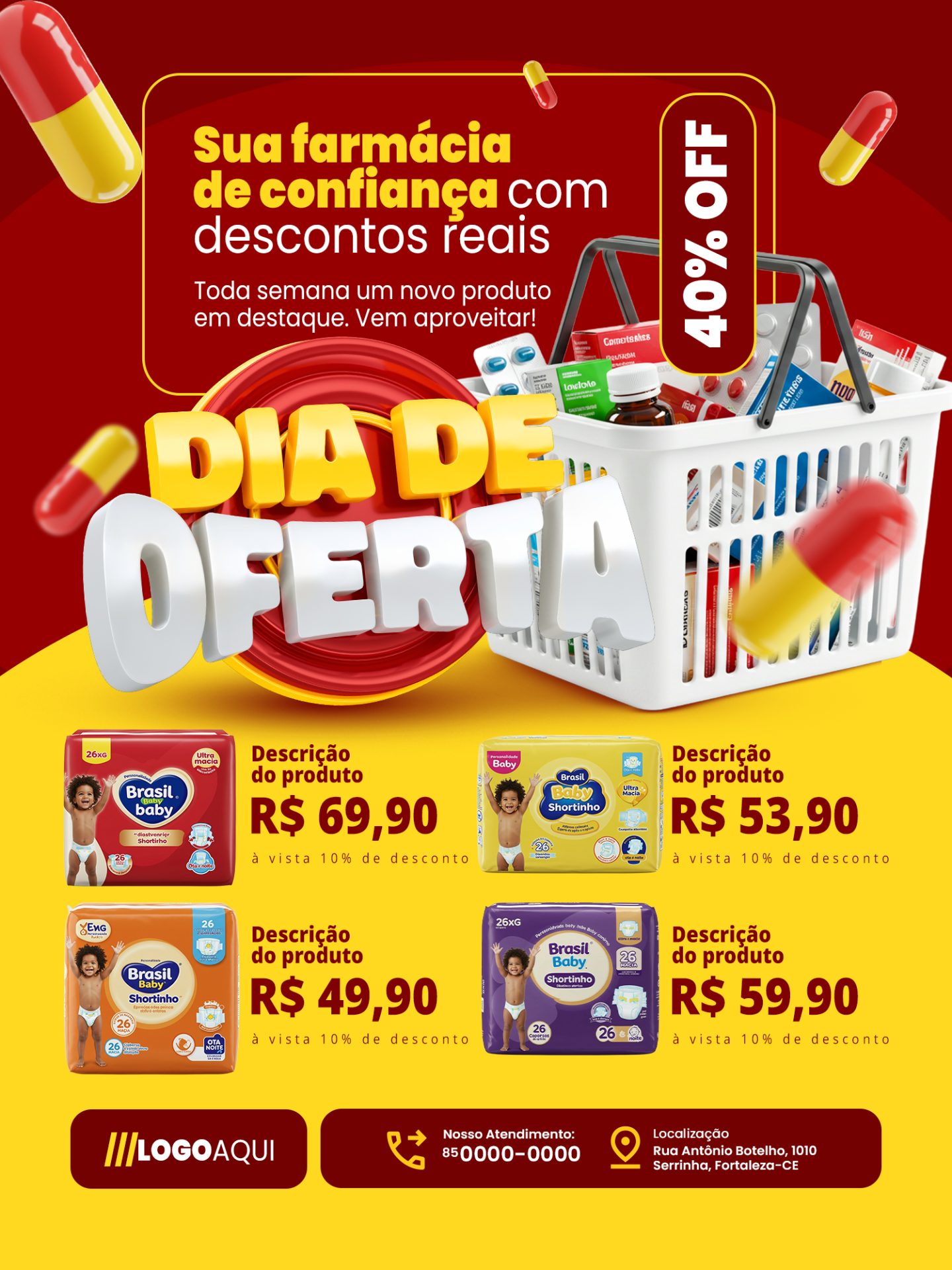 Encarte Dia Oferta da Farmácia de sua confiança