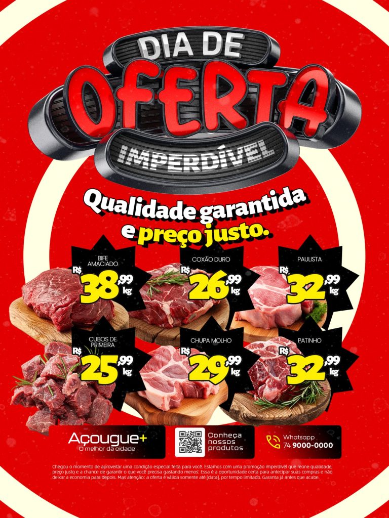Encarte Dia de Oferta imperdível Açougue