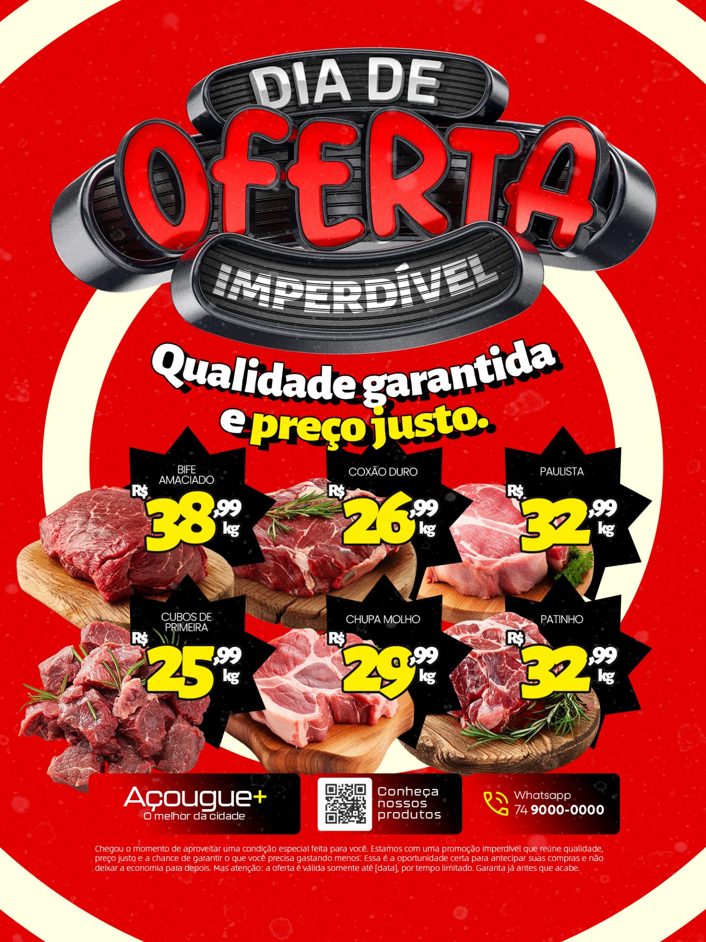 Encarte Dia de Oferta imperdível Açougue