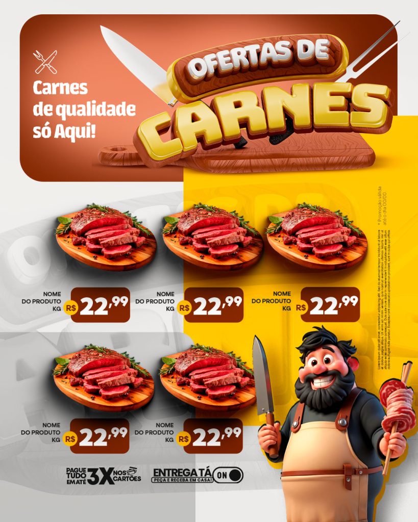 Encarte Oferta de Carnes de Qualidade
