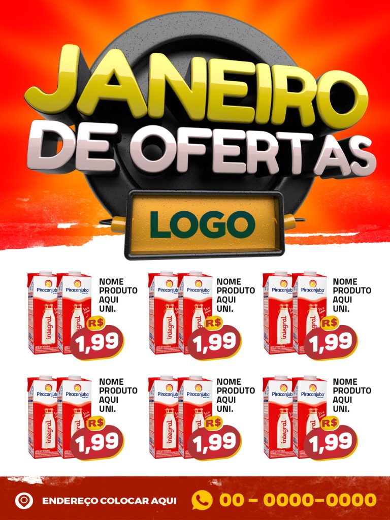 Encarte Janeiro de Ofertas Mercado