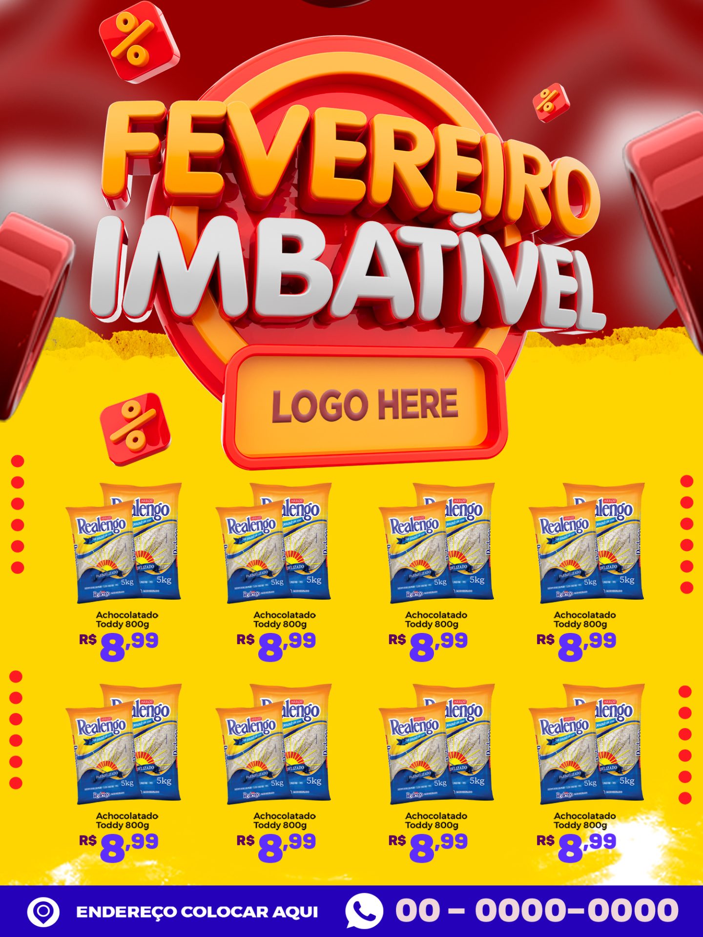 Encarte Fevereiro Imbatível Red