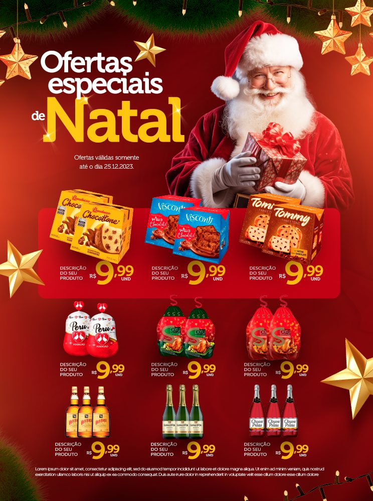 Encarte Sete Estrelinhas de Natal