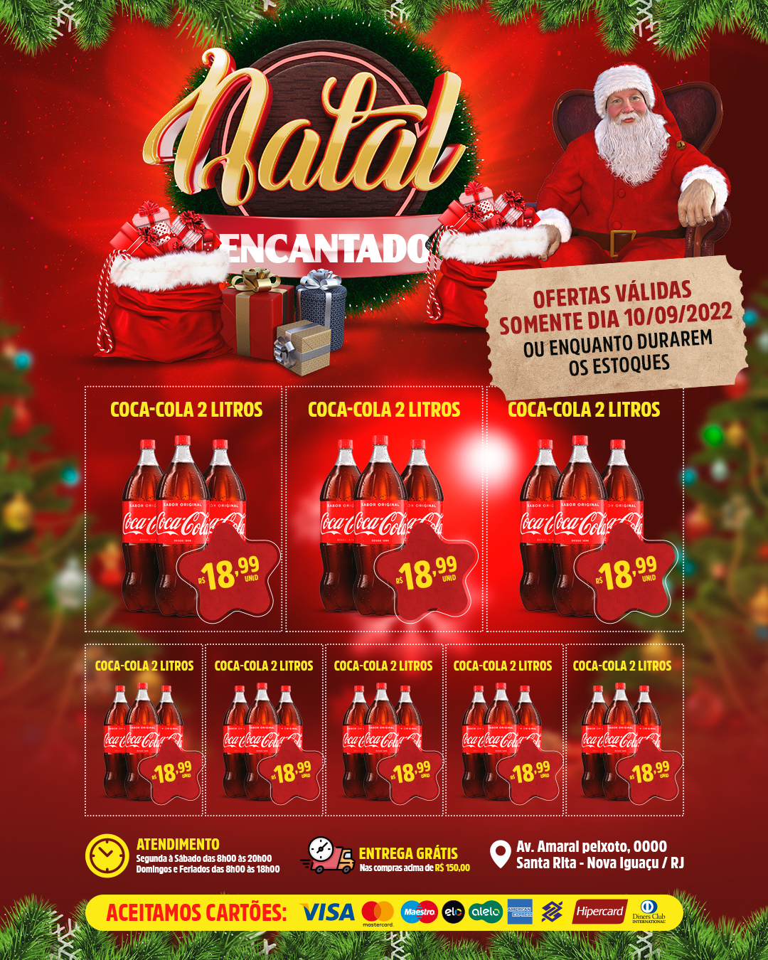 Encarte Natal Encantado presentes