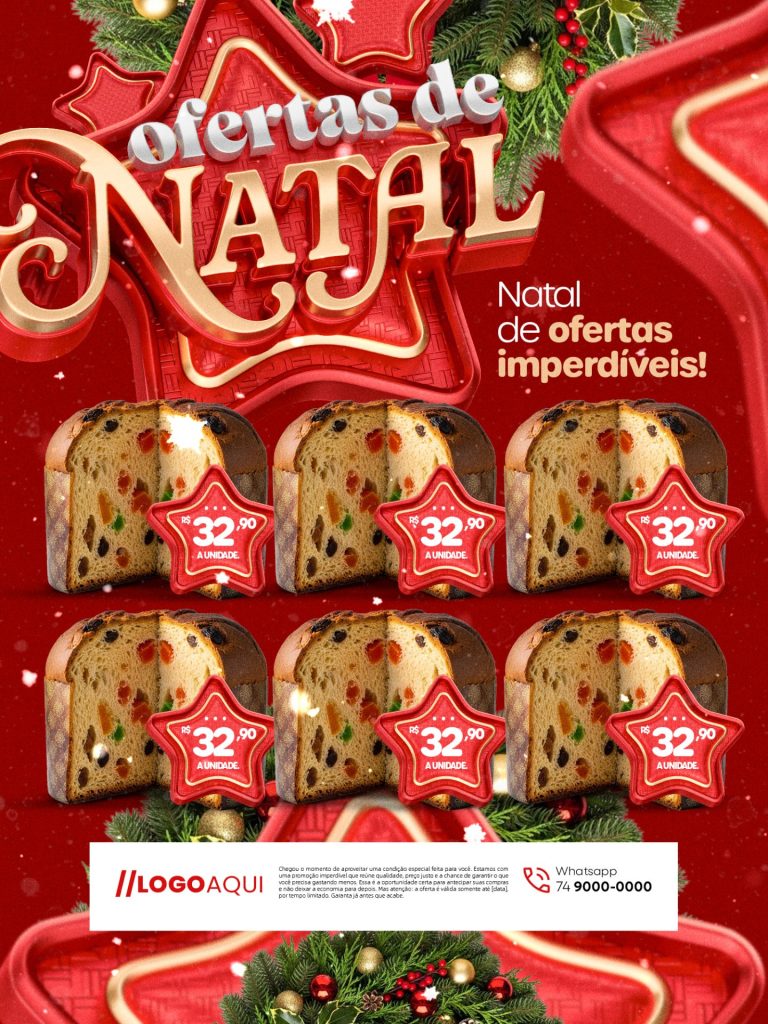Encarte Estrela de natal Real