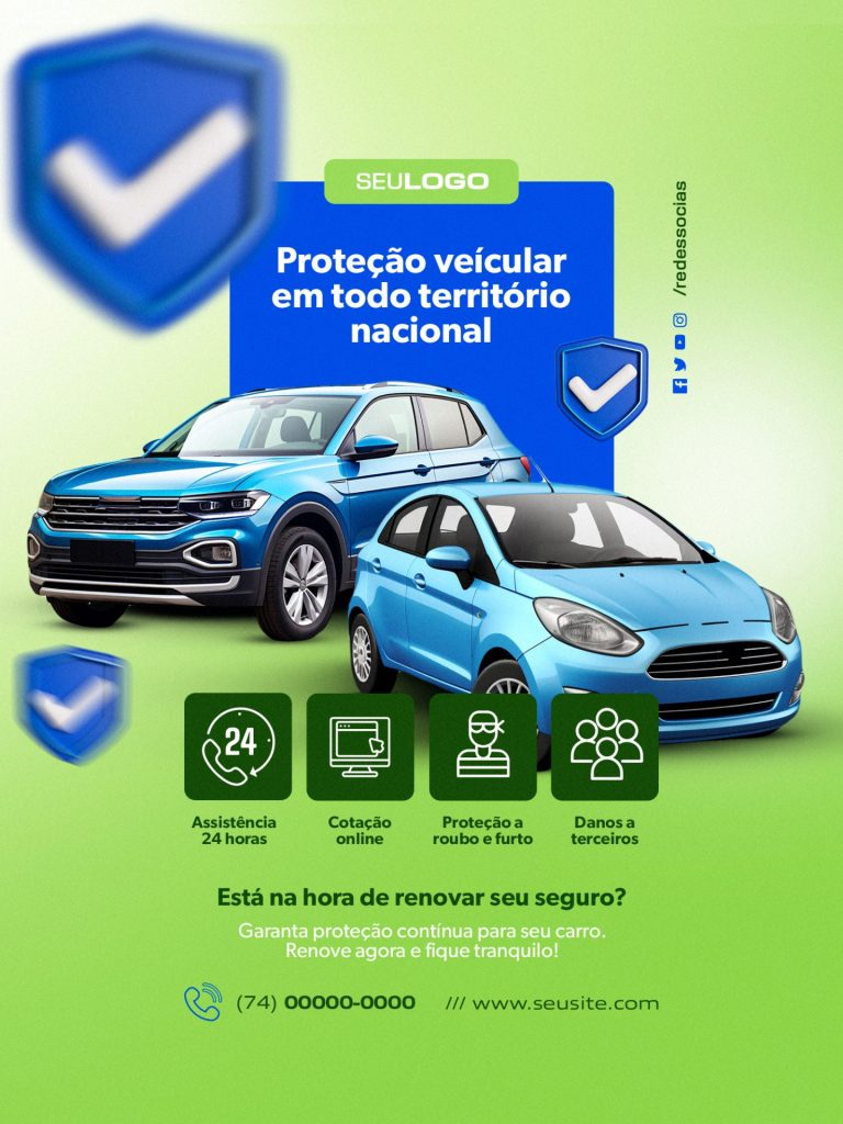 Flyer Renova Seguros Proteção veicular