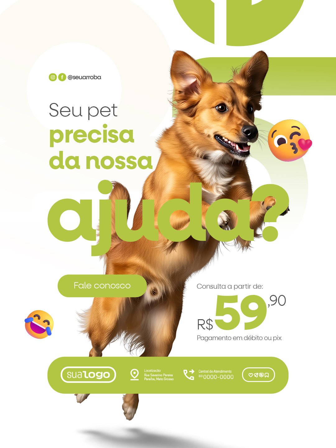Flyer Petshop precisa de nossa ajuda