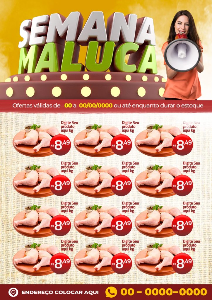 Encarte Semana Maluca das Carnes