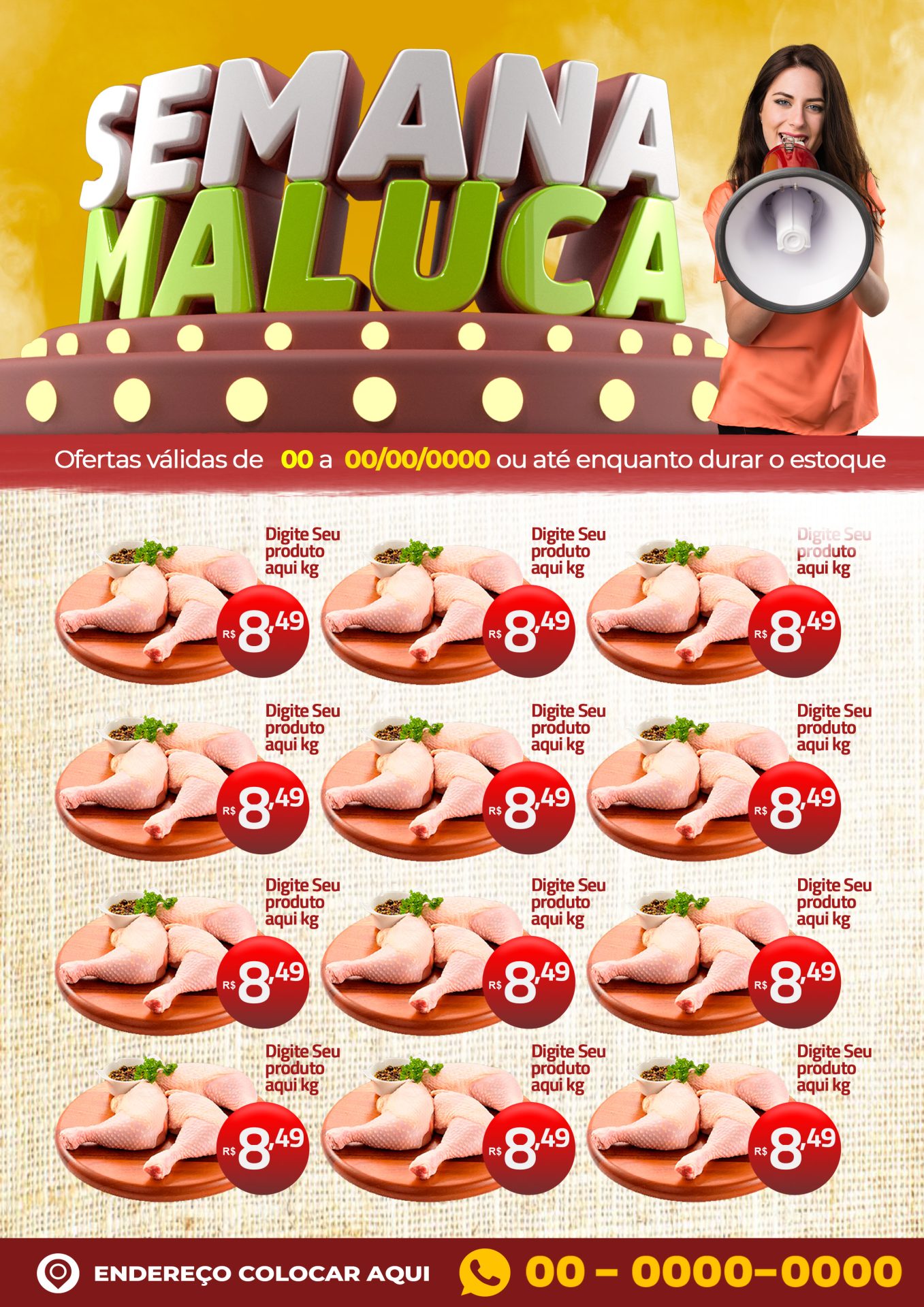 Encarte Semana Maluca das Carnes