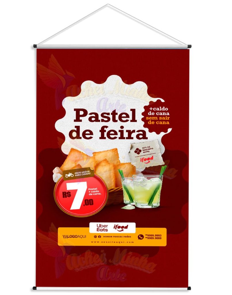 Banner Pastel de Feira