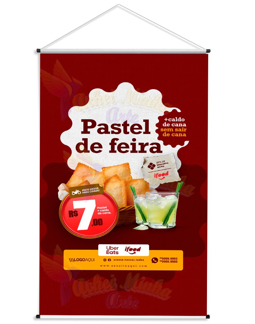 Banner Pastel de Feira