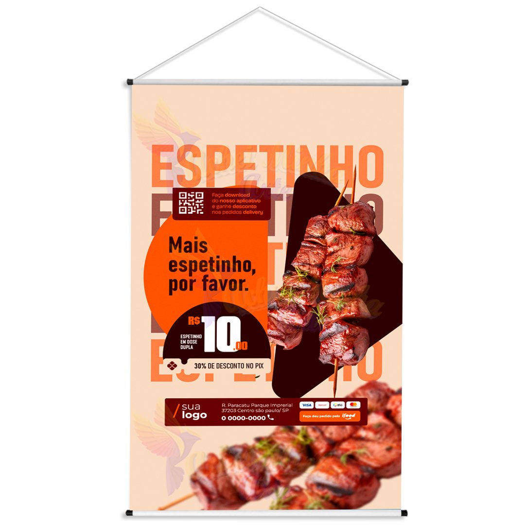 Banner Mais Espetinho por favor
