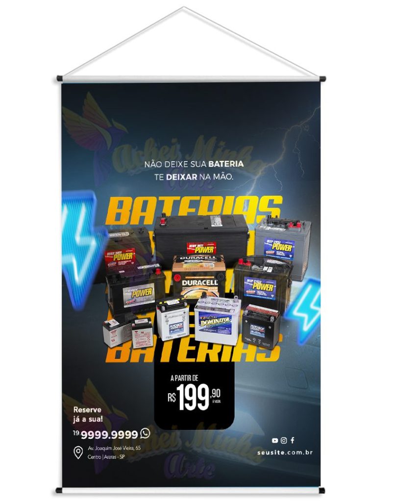 Banner Baterias Automotivos