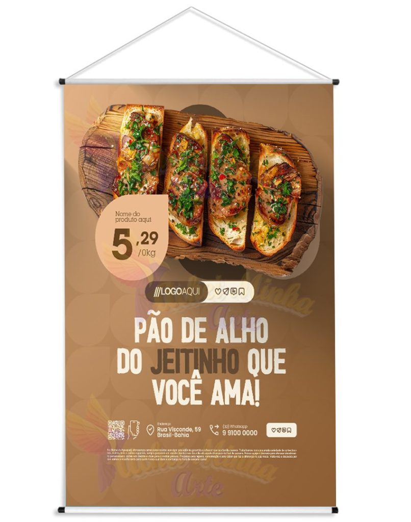 Banner Pão de Alho