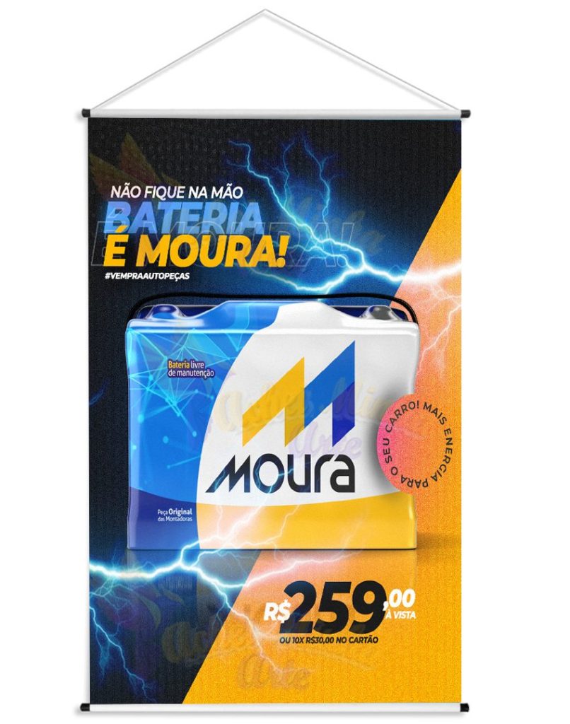 Banner Venda Bateria Moura