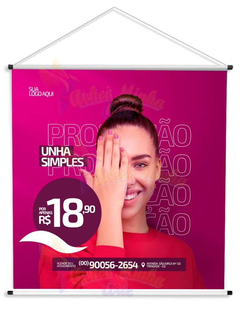 Banner Promoção Unhas Simples