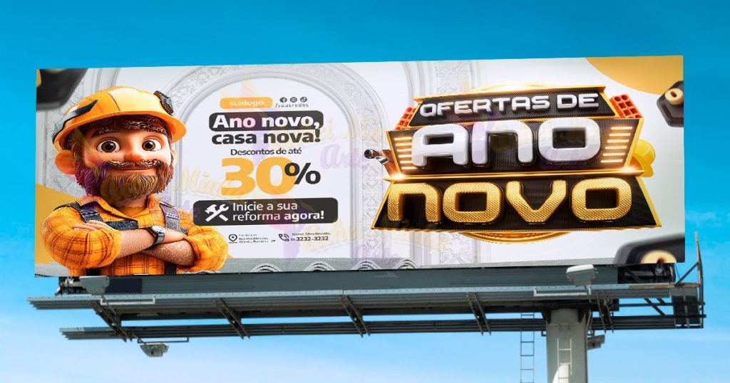 Outdoor Ofertas de Ano Novo Construção