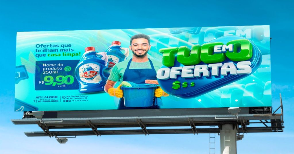 Outdoor Limpeza Azul