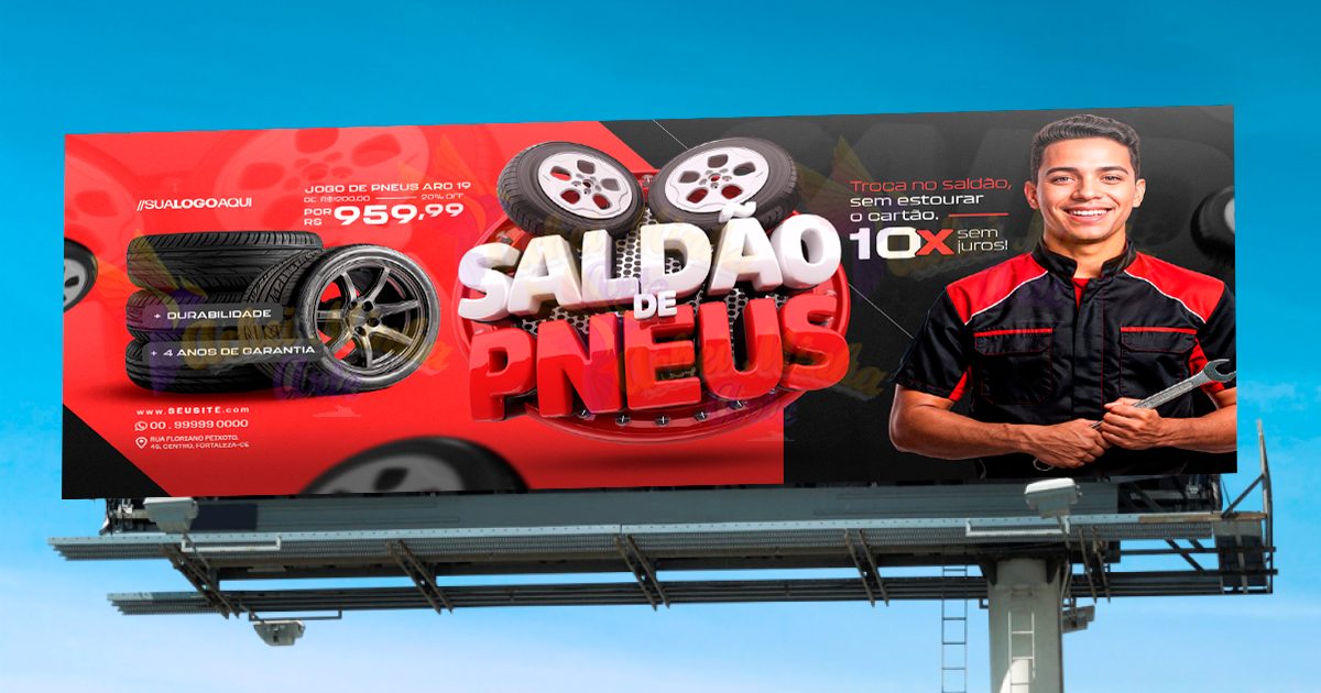 Outdoor Saldão de Pneus